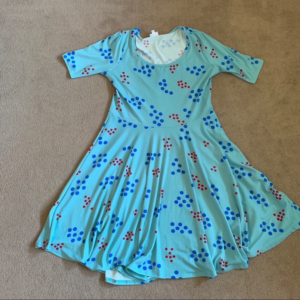 EUC LuLaRoe Nicole dress 3XL